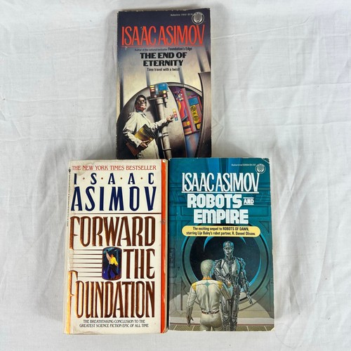 Isaac Asimov Vintage Taschenbuch Menge 3 Science Fiction SciFi Roboter und Imperium