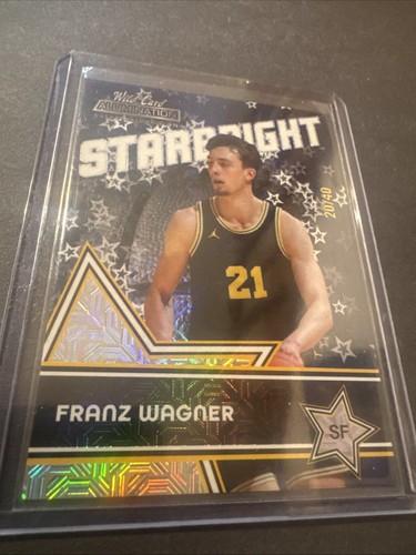 Numbered 2022 Wild Allumination FRANZ WAGNER RC #SB-6 STARBRIGHT ROOKIE 20/40 - Picture 2 of 5