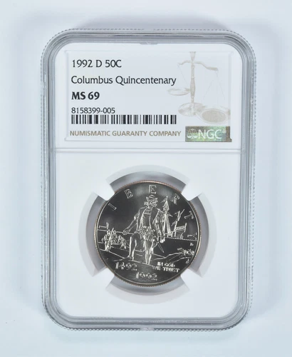1992-D Columbus Quincentenary Commemorative Half Dollar MS69 NGC
