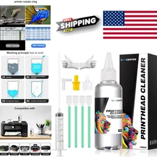 Inkjet Printer Cleaning Kit 100ml Protects Print Head with Black Cleaning Fluid