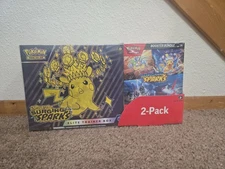 Pokémon Surging Sparks costco ETB +  Booster Bundle Costco - Sealed