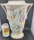 Roseville Pottery #731-12” White Morning Glory 1935  Vase W/Repaired Hairline