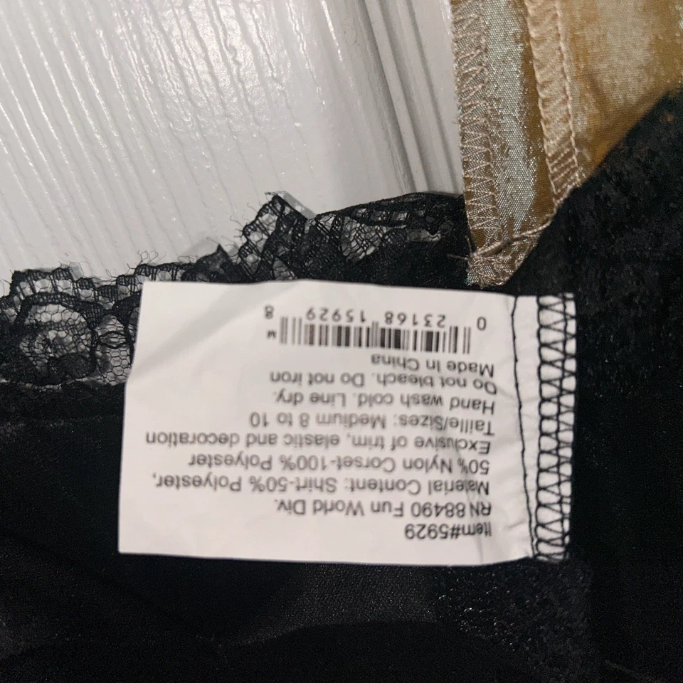 Elegante Disfraz de Bruja Infantil Talla Mediana 8-10 con Sombrero/Capa de Uso Opcional Foto 4 de 4