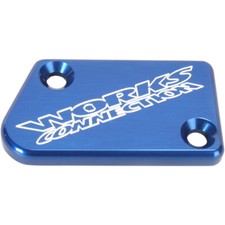 Works Connection Aluminum Front Brake Reservoir Cap/Cover Yamaha (Blue) 21-031