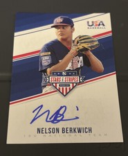 2018 Panini USA Stars & Stripes Nelson Berkwich ROOKIE Auto #62/192 Vanderbilt