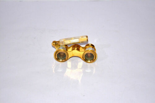 marine brass binoculars nautical mother of pearl spyglass Set of 5 Unit - Picture 2 of 3