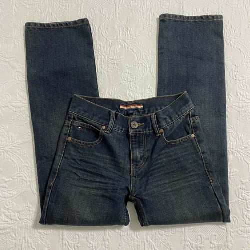 Tommy Hilfiger Youth Boys Mens Size 8 Jeans Cotton Straight Blue#1929 - Picture 2 of 8