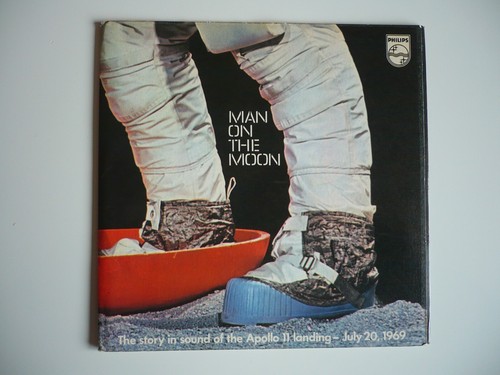 Man On The Moon Landing NASA Apollo 11 7" Vinyl 1969 Single Complete With Inners - Imagen 12 de 21