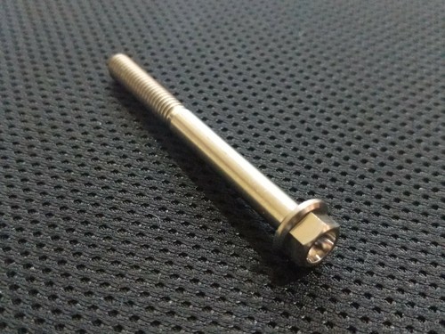 M6 Titanium hex head flange bolts plain hex dished bolt - Picture 24 of 30