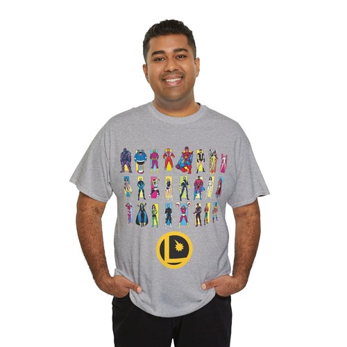 Legion of Super-heroes T-Shirt - Perez DC Art - Lightning Lad, Ultra Boy, Mon-El - Picture 29 of 121