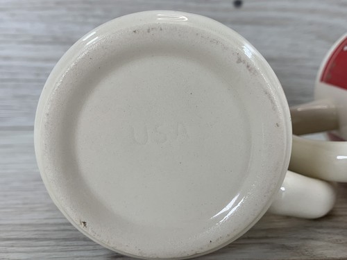 Campbell Tomaten Suppentassen Tassen 70er Vintage Cozy Keramik Herbst Winter Kaffee - Bild 8 von 11