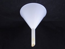 LABORATORY Plastic 145 x 180mm PP Polypropylene Short Stem Filling Funnel