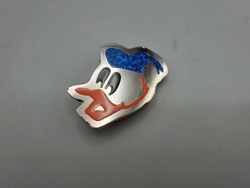 Vintage Disney Donald Duck Cartoon Character Enameled Belt Buckle Unmarked