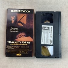 Play Misty For Me 1971 Clint Eastwood VHS