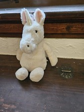 JELLYCAT Bashful Unicorn Plush Toy White 12" Tall Ultrasoft Stuffed Animal