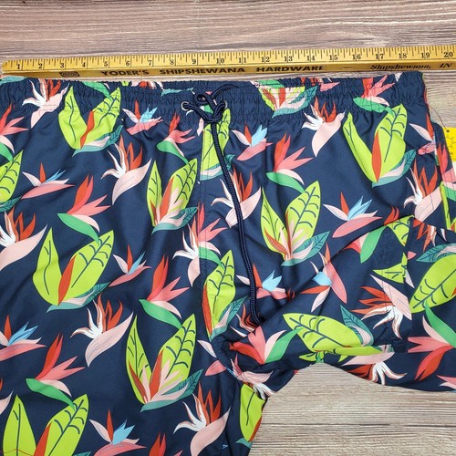 NEW US Polo Assn Mens Size XL Tropical Hawaiian Print Swimming Trunks Shorts - Picture 4 of 8
