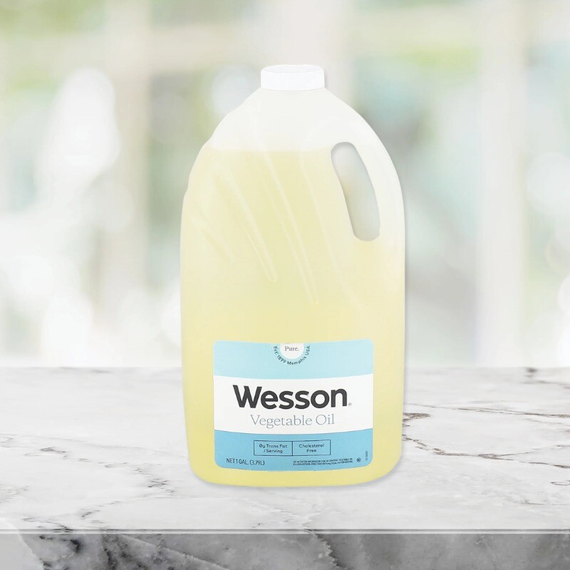 Wesson Pure & Cholesterol Free Soybean Vegetable Oil, 128 fl