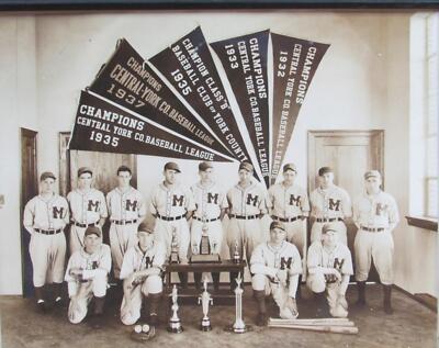 アンティーク　アメリカ　History of Baseball シャドーボックス 1925 BAN JOHNSON OFFICIAL AMERICAN LEAGUE BASEBALL IN