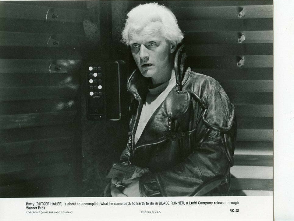 Rutger Hauer Blade Runner Original 7x9
