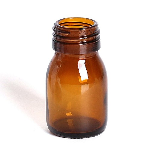 Amber Brown Small Glass Bottles 30ml/60ml/100ml/250ml - Picture 2 of 9