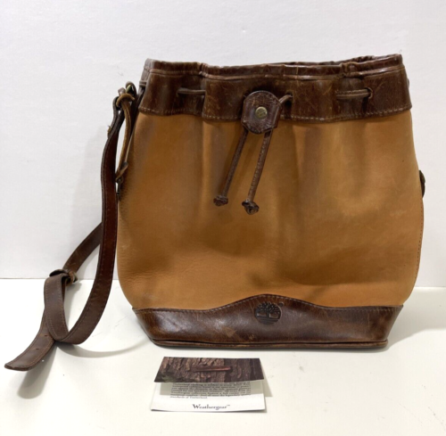 Vintage Timberland Leather Weathergear Bucket Bag - Picture 10 of 15