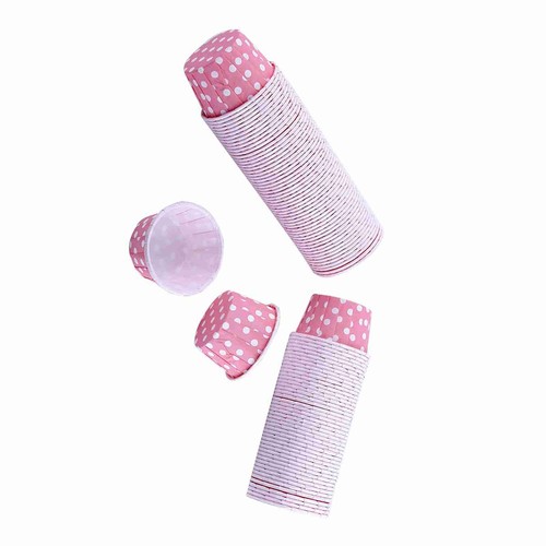 Durable Pink Paper Cake & Muffin Baking Cups - 100pcs for Events - Picture 7 of 20