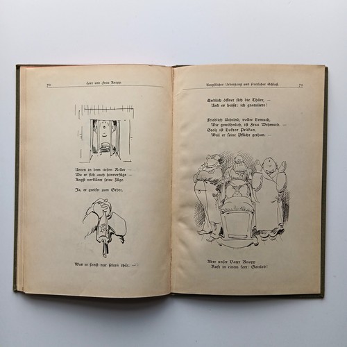 1906 (74.-78. tausend) Wilhelm Busch, Herr und Frau Knopp, Bassermann Verlag - Picture 9 of 9