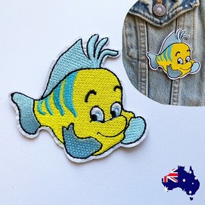 Kids Mermaid Iron On Patch Embroidered Applique Baby