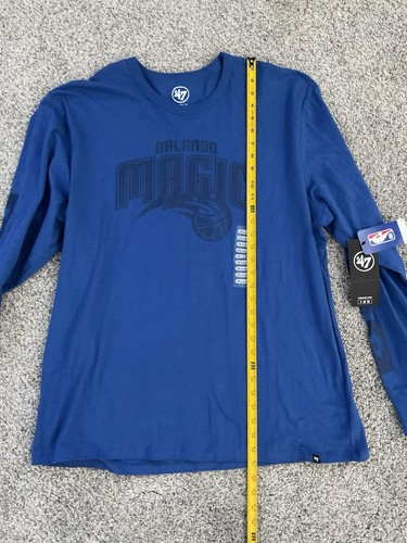 ‘47 Long Sleeved Shirt Size XXL NBA Orlando Magic Jetty Blue 593885 NWT G1 - Picture 4 of 8