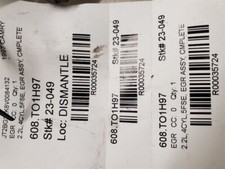 Toyota Camry, EGR Complete Assy, 1997-2001, 2.2L,4Cyl, 5FSE, 25620-74330 