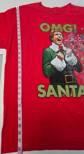 OMG Santa XL hässlicher Weihnachtspullover T-Shirt Elf the Movie lustig maßgeschneidert EICHE Unisex - Bild 7 von 9