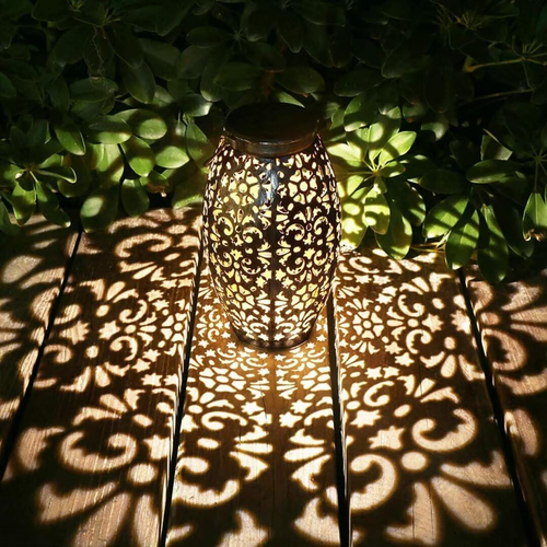 Kaixoxin Solar Lantern Lights for Hanging or Table Outdoor Solar Light for Patio