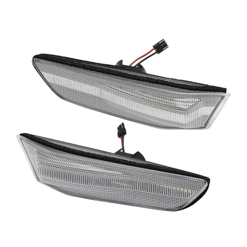 White LED Front Side Marker Light Turn Signal For 2003-2007 Infiniti G35 Coupe - Picture 3 of 9