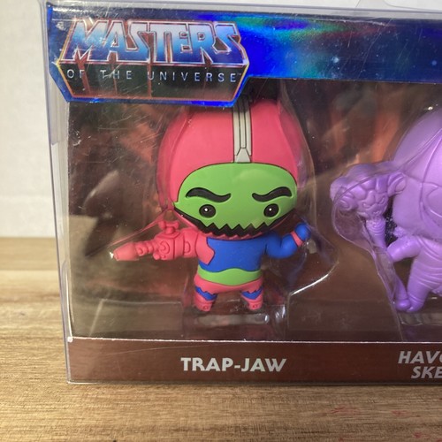 Masters of the Universe Bag Clips Trap-Jaw, Havoc Staff Skeletor, Tri-Klops NEW! - Picture 2 of 9