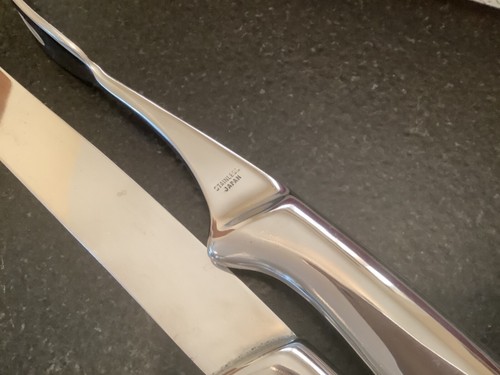 Vintage Stainless Carving Knife and Serving Fork in Box - Picture 3 of 3