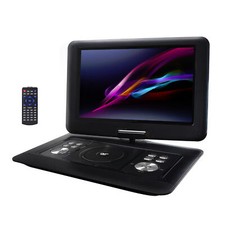 New Trexonic 14.1 Inch Portable DVD Player w/ Swivel TFT Screen USB SD AV Inputs