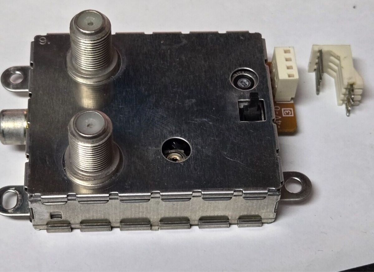 JVC PU59063 VCR RF Modulator Block Assembly CH 3/4 w/ connector