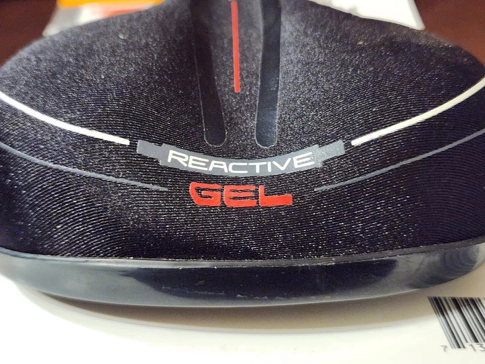 Silla de montar de gel reactiva para niños SERFAS cubierta de lycra diseño negro Deep Grove KS264 NUEVA EN PAQUETE Foto 4 de 4