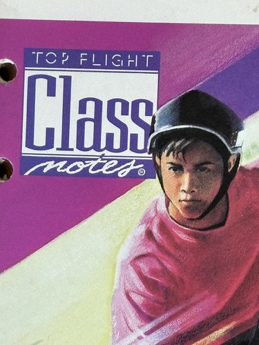 Cuaderno vintage Top Flight 3 temas espiral patinaje - Imagen 4 de 10