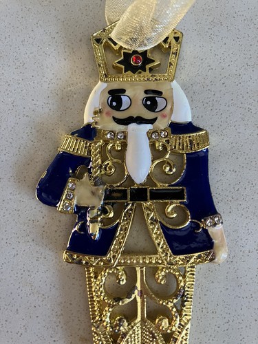 Adorno de Ballet de Moscú Gran Cascanueces Ruso Esmalte y Estrás con USADO - Imagen 3 de 6