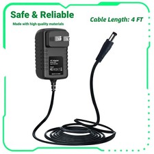 7.5V 1A 1000mA Center Power Adapter Charger Cord 5.5mmx2.5mm AC to DC 100-240V