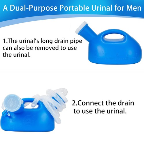 Urinals for Men Urine Bottle Portable Urinal for Men UrinalReusable Pee Bottl... - Picture 4 of 6