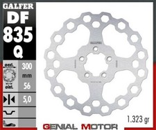 Galfer Bremsscheiben Vorderseite CUBIQ FIXED 300x3mm HARLEY FXDLi LOW RIDER 2008