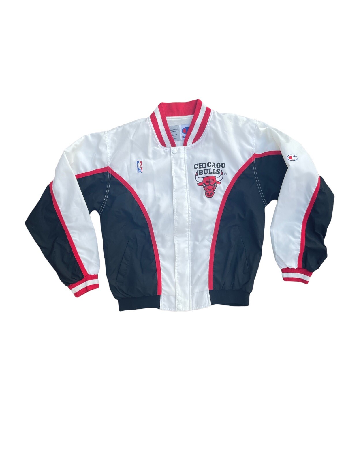 Vintage Chicago Bulls Authentic Warm Up Champion Jacket Jordan 90’s Size Medium