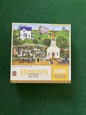 Hometown Gallery Strawberry Sunday 1000 Piece Jigsaw Puzzle COMPLETE Bob Pettes