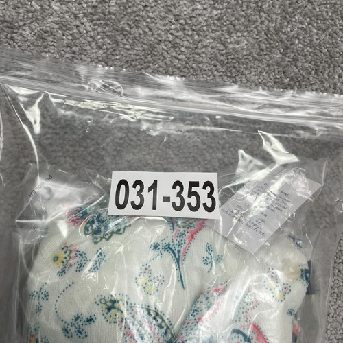 Lands' End Cardigan Sweater Womens 1X ivory Paisley Floral Button Up Cotton NWT - Picture 13 of 13