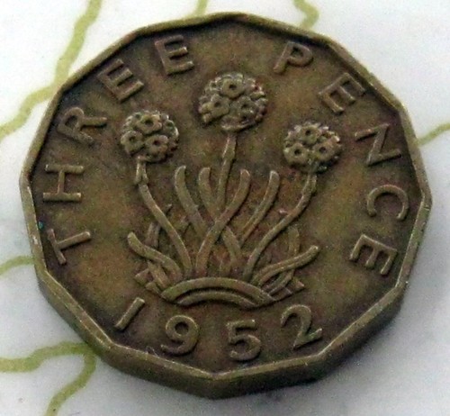 2 COINS ITALY 100L 1995 FAO AU &GR.BRITAIN 3P 1952 XF 193 - Picture 4 of 4