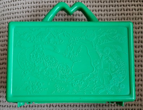 Vintage 1988 McDonald's Green Lunch Box Happy Meal Pencil Case - Picture 2 of 8