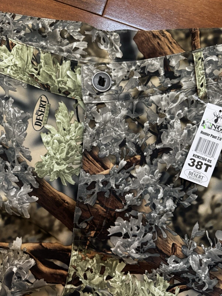 King's Hunter Pants 2.0 (KCM2104-DS) Camo Desert Shadow 38T Brand New With Tags - Image 4 of 4