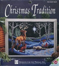 Designs for the Needle Cross-Stitch Kit 1928 Silent Night Christmas Tradition